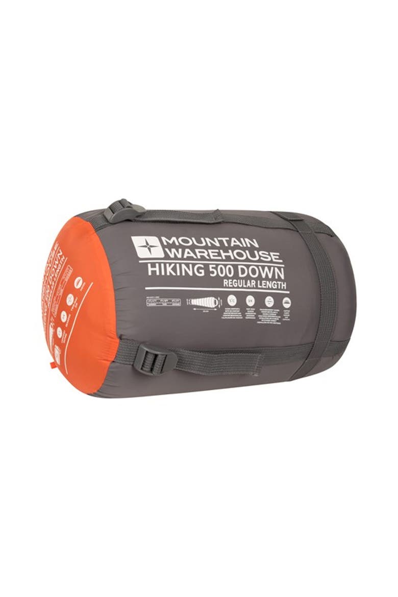 Hiking 500 Down Sleeping Bag, Alternate, color, Gray