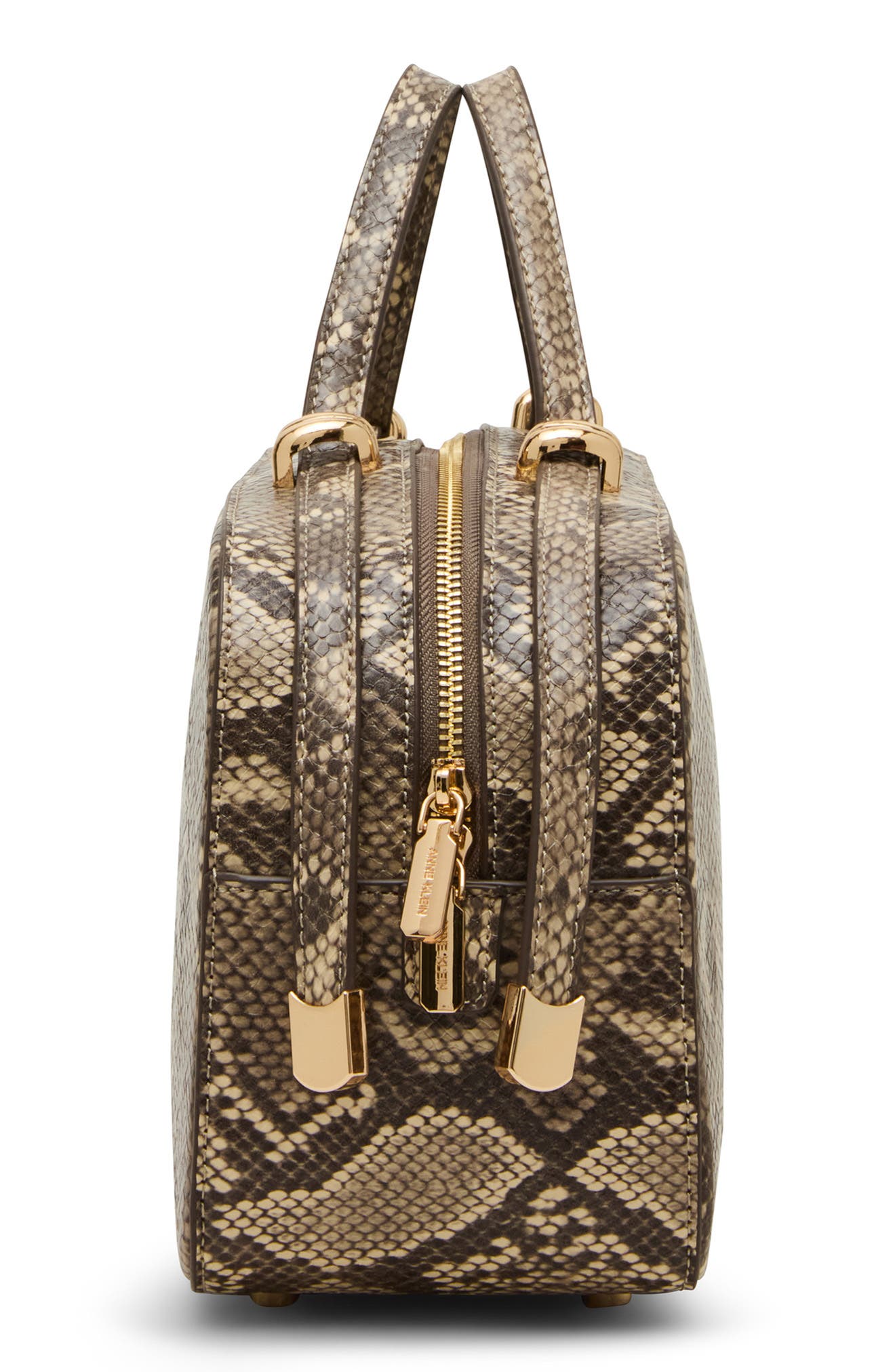 Anne Klein East/West Satchel, Alternate, color, Beige Multi