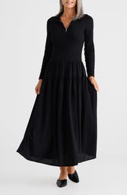 Brave+True Juliette Long Sleeve Maxi Dress