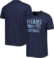 '47 Men's '47 Navy Tennessee Titans Wordmark Rider Franklin T-Shirt
