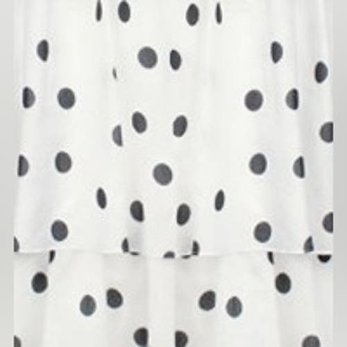 Ro&zo Womens Claudia Polka-dot Tiered Cotton And Linen-blend Maxi Dress Black In White