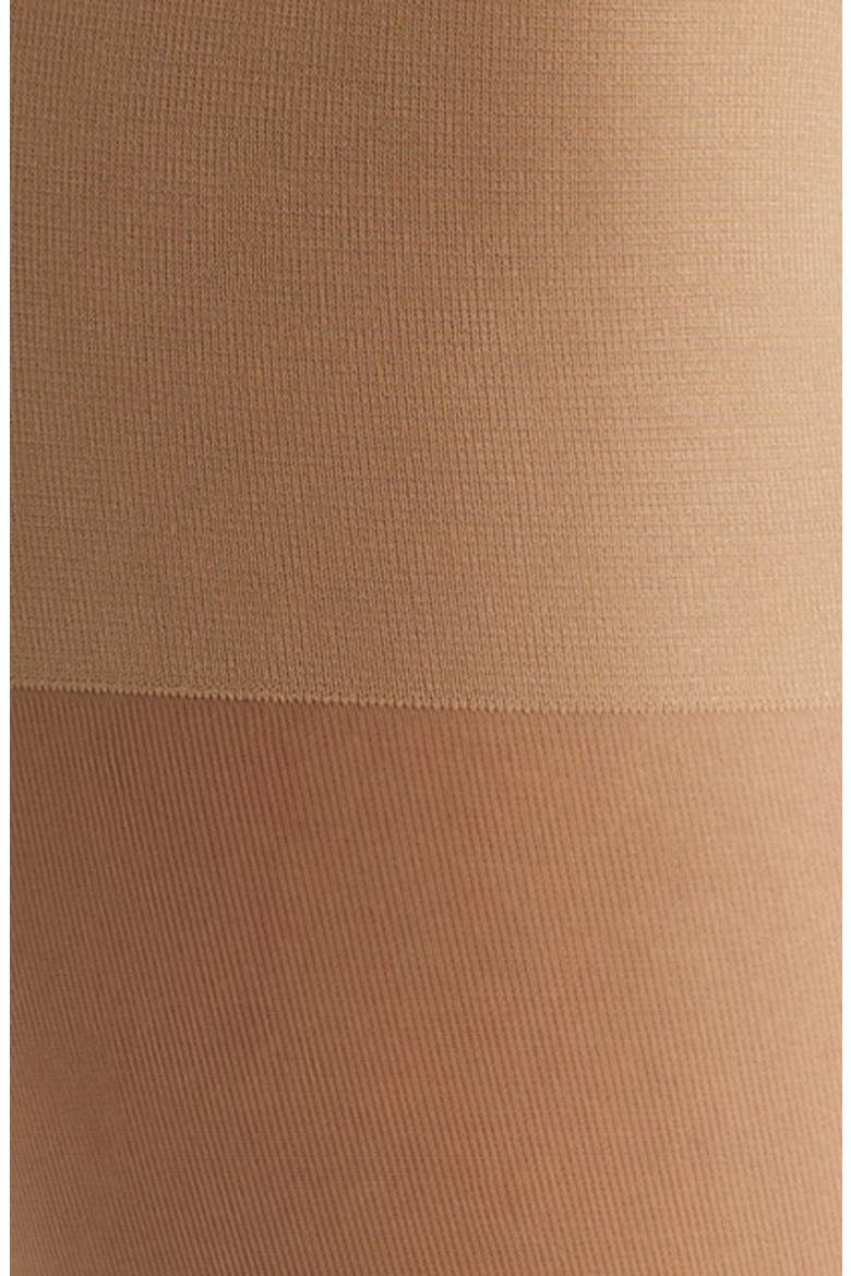 Sheer Control Top Tights, Alternate, color, NATURAL