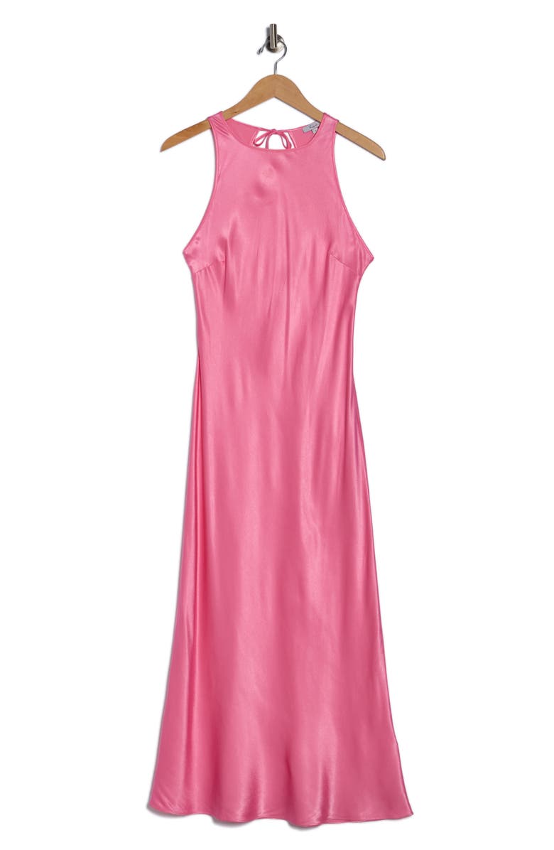 Rails Solene Satin Midi Dress, Alternate, color, Malibu Pink