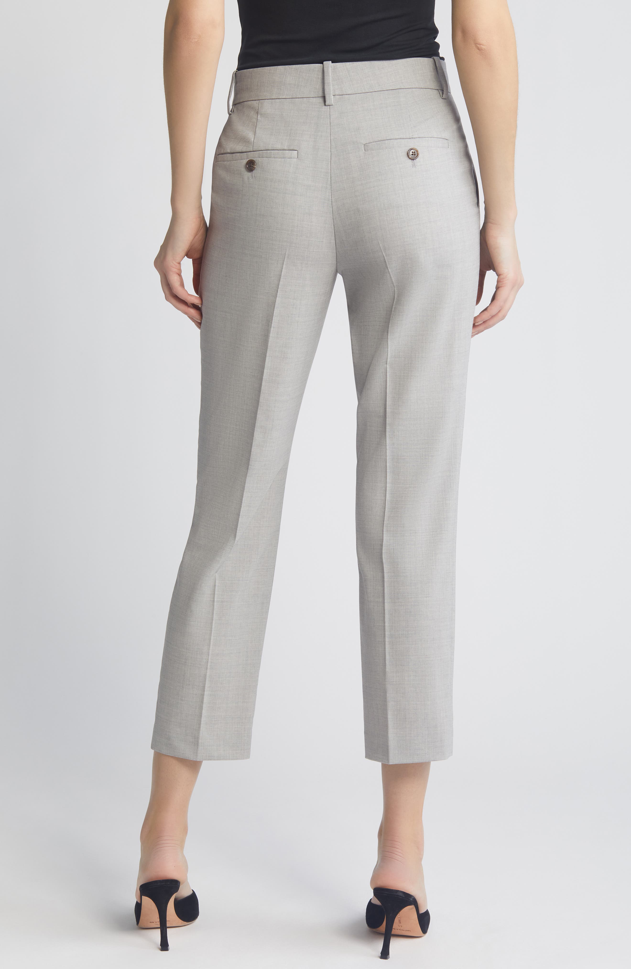 Treeca Wool Blend Crop Pants - image 2