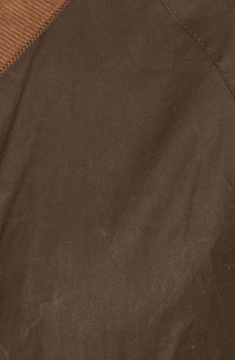 Barbour Acorn Water Resistant Waxed Cotton Jacket, Alternate, color, 
