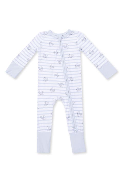 Kids' Airplane Striped Convertible Romper
