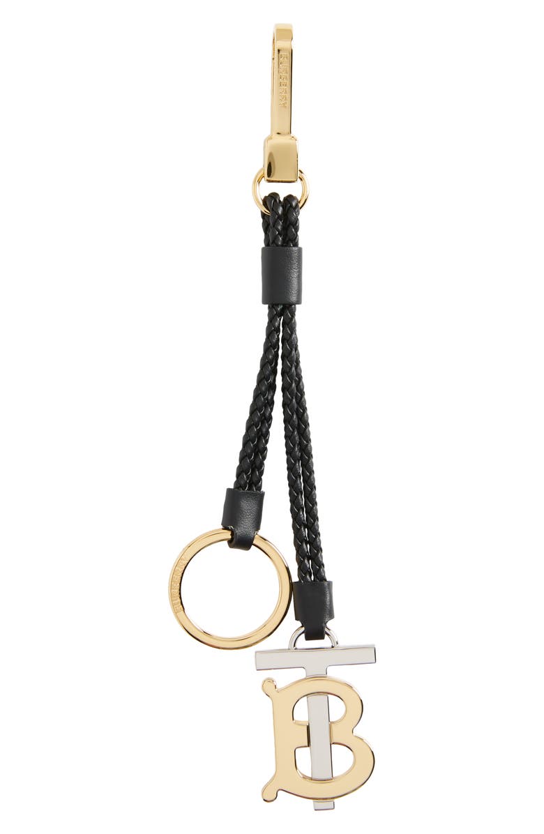 Burberry TB Monogram Key Ring, Main, color, 