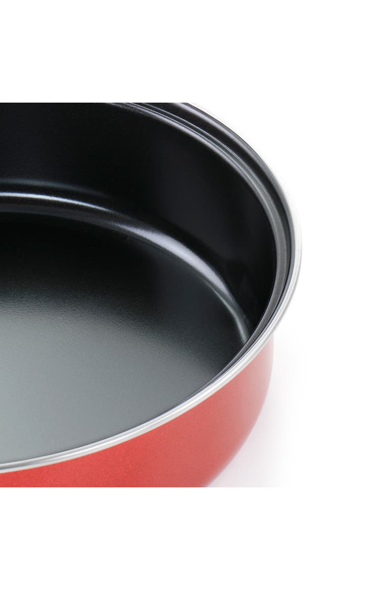 Gibson Everyday Everyday Cardinal 7 Piece Nonstick Steel Cookware Set, Alternate, color, Red