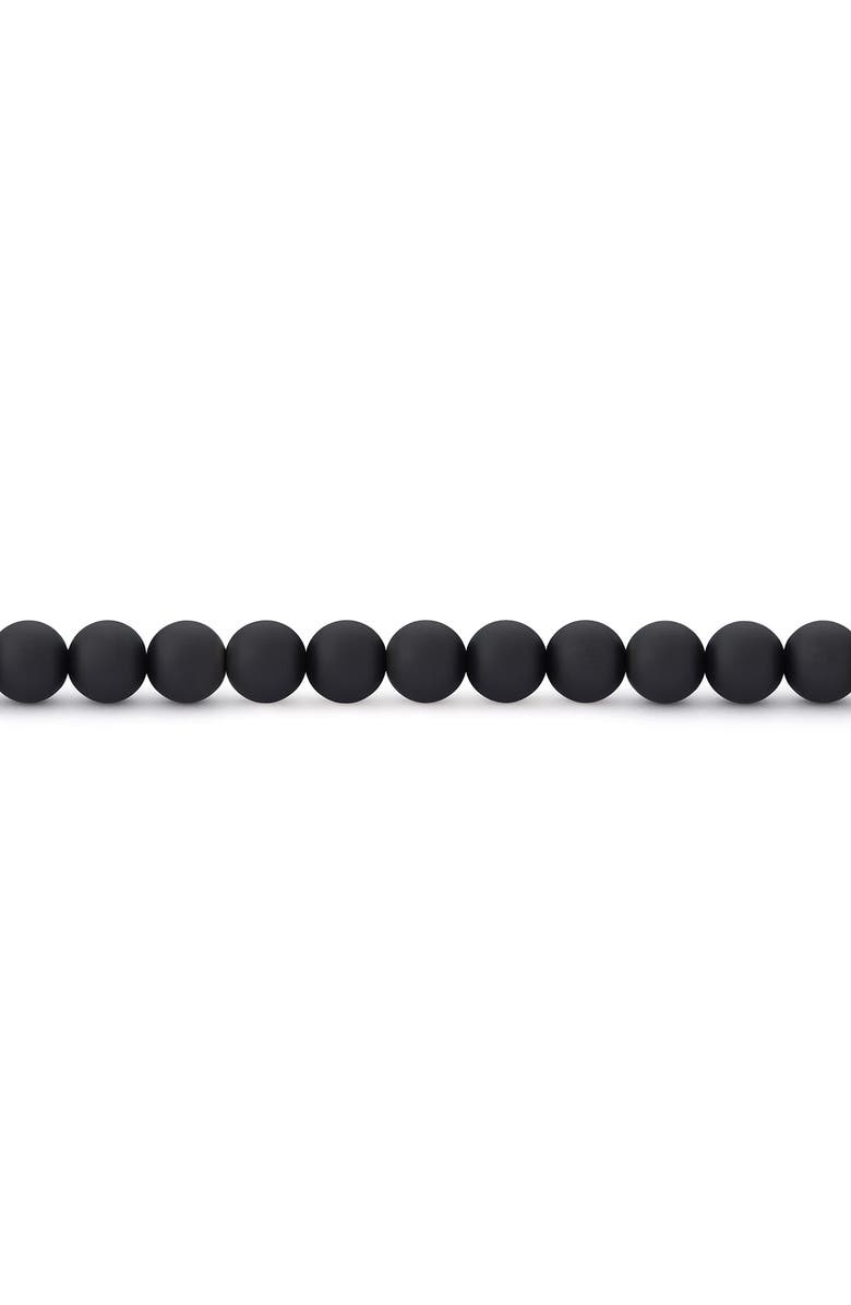 le gramme Men's 28G Ceramic Beaded Bracelet, Alternate, color, 