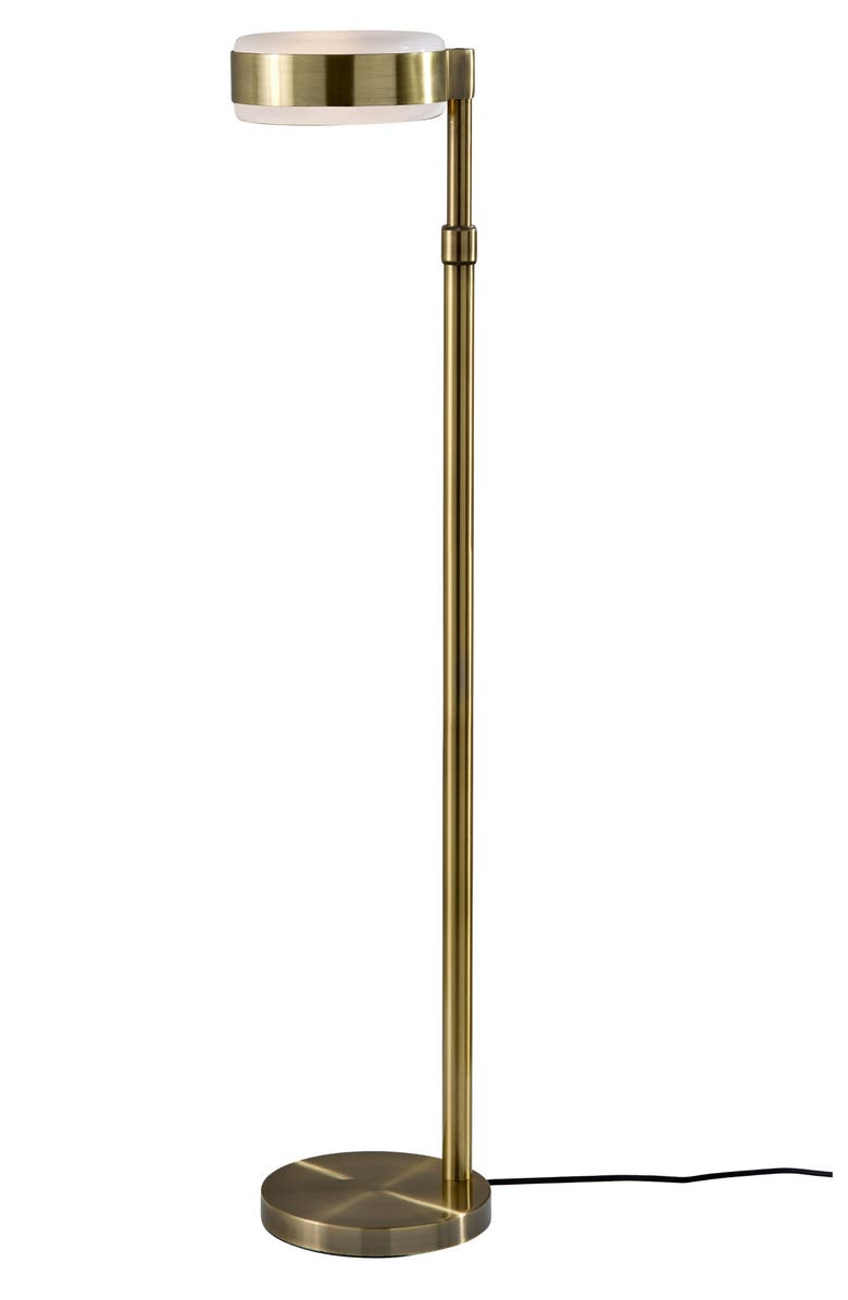 ADESSO LIGHTING Linis Floor Lamp, Main, color, Antique Brass
