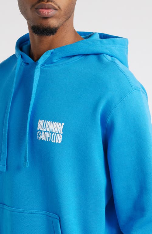 Billionaire Boys Club Bb Dune Alpha Graphic Hoodie In Blue