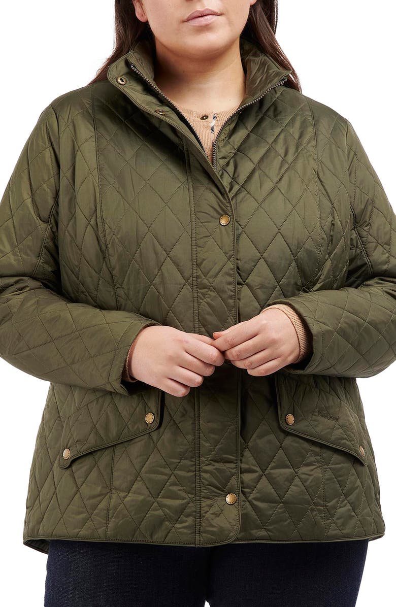 Barbour Flyweight Cavalry Quilted Jacket, Main, color,