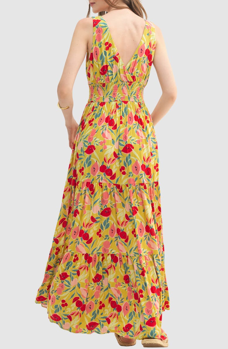 Lush Smocked Maxi Dress, Alternate, color,