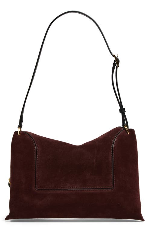 Wandler Penelope Slouch Suede Shoulder Bag In Brown