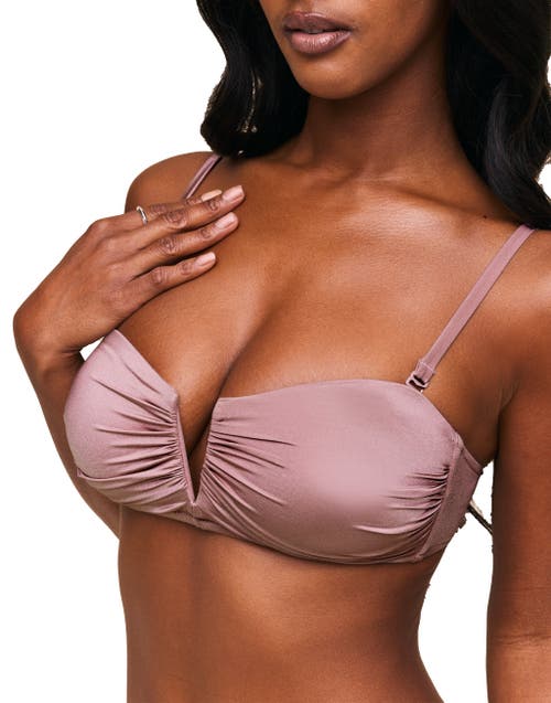 Adore Me Tanisha Swimwear Bikini Top In Medium Grey