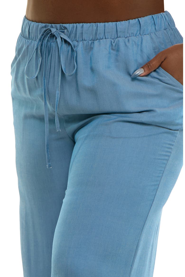 Full Wide Leg Pants, Alternate, color, MID BLUE