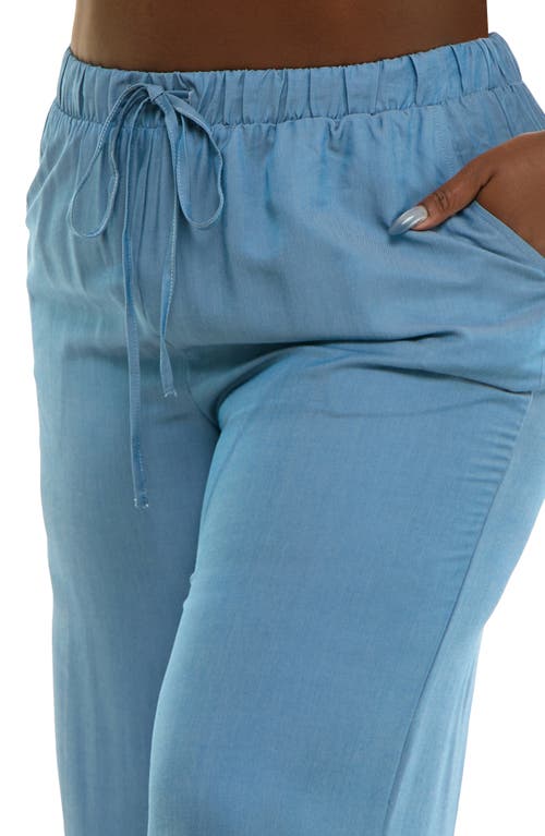 Nina Leonard Full Wide Leg Pants In Multi