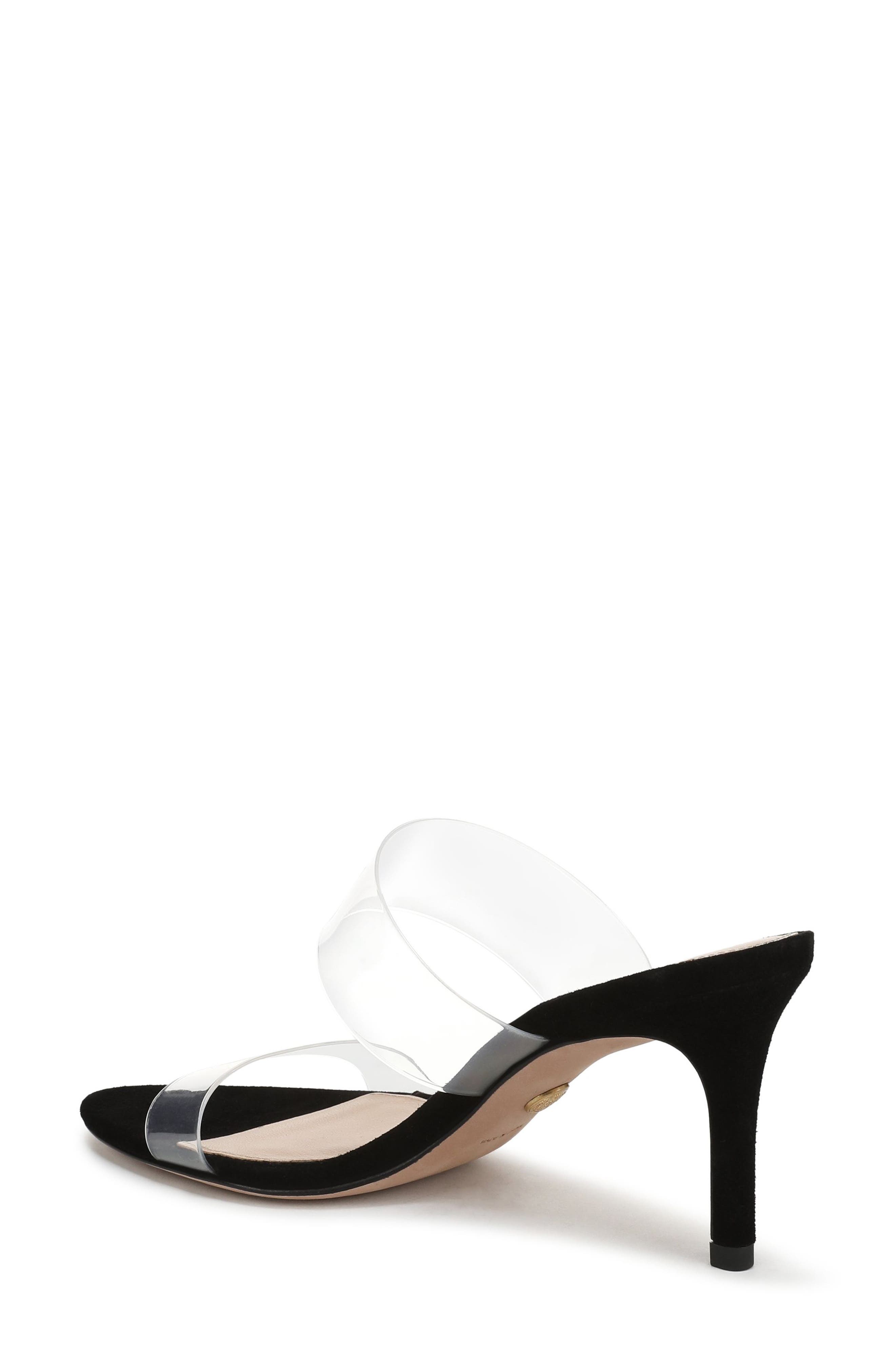 Veronica Beard Asha Sandal, Alternate, color, Clear/ Black