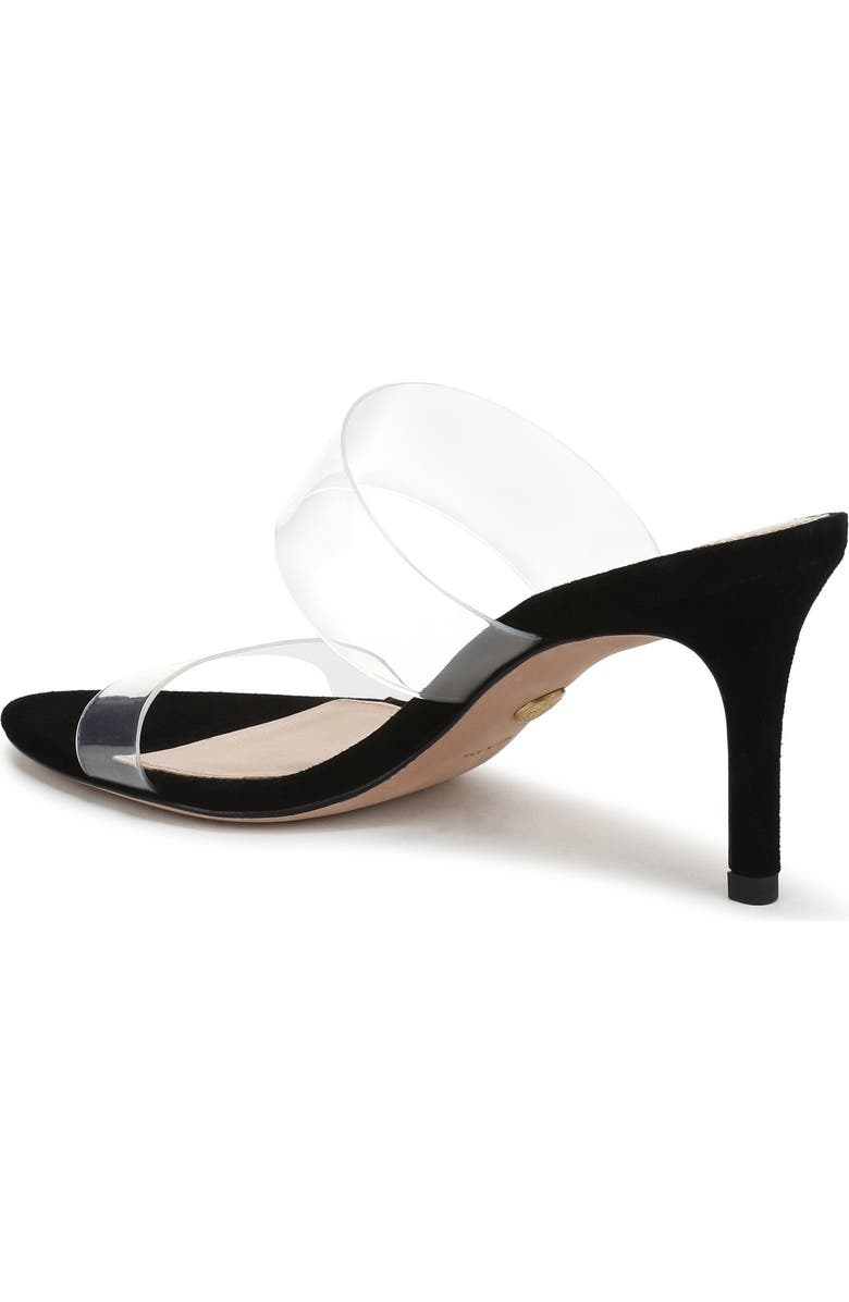 Veronica Beard Asha Sandal, Alternate, color, Clear/ Black