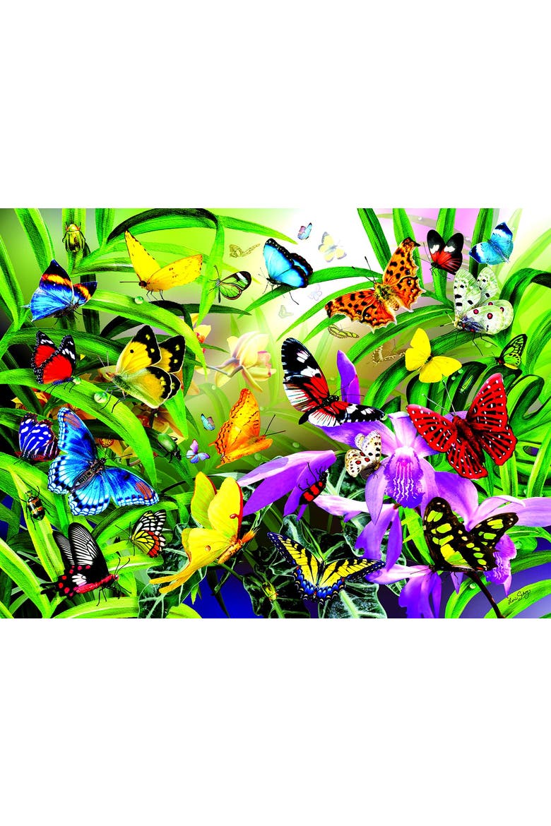 Tropical Butterflies 1000 piece Jigsaw Puzzle for Adults, Alternate, color, Multicolor