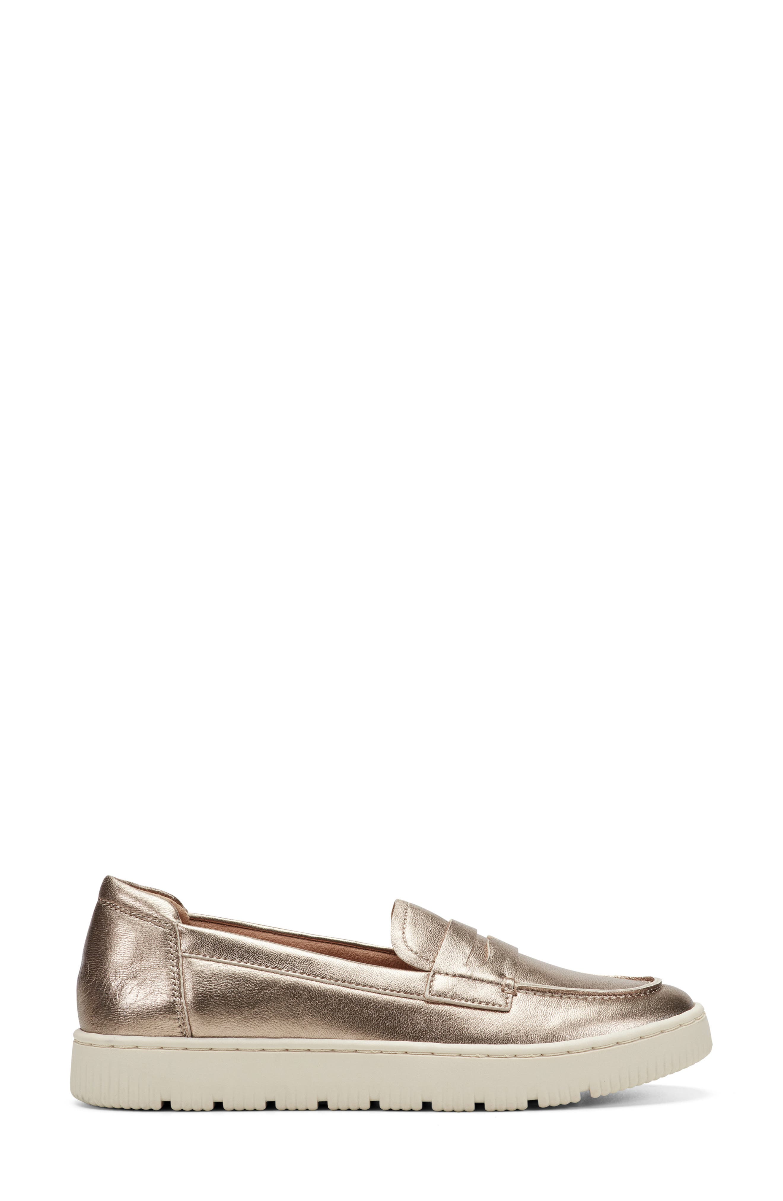Karin Penny Loafer, Alternate, color, BRONZE