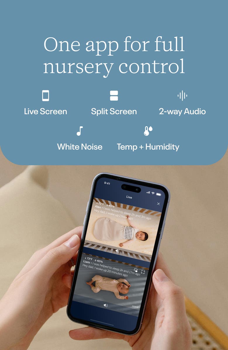 Nanit Pro Camera & Flex Stand Set, Alternate, color, White