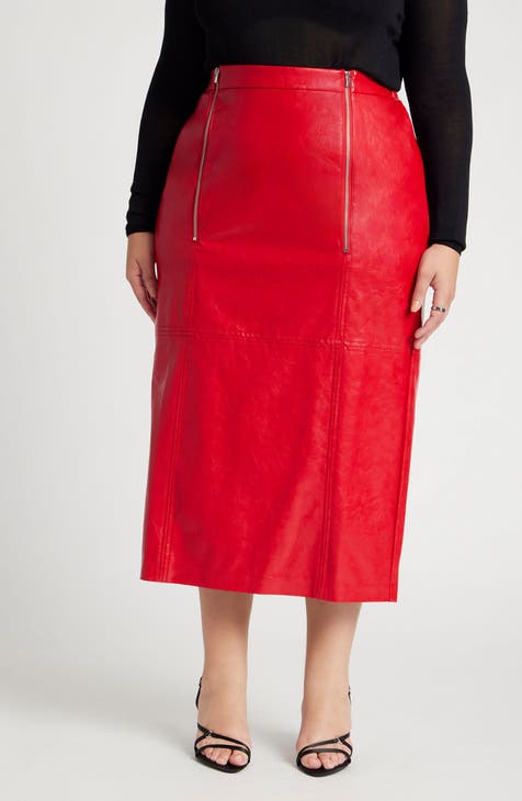 Leather pencil skirt nordstrom best sale