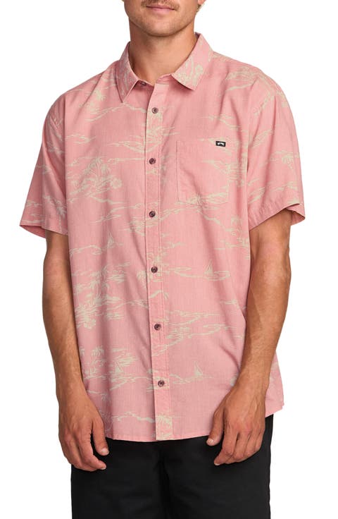 Sundays Paisley Short Sleeve Button-Up Shirt