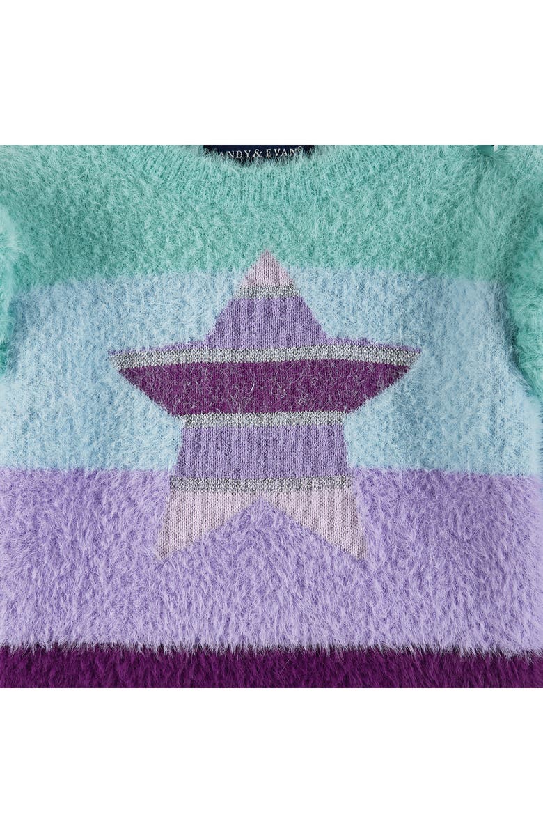 Andy & Evan Eyelash Knit Sweater & Leggings Set, Alternate, color,