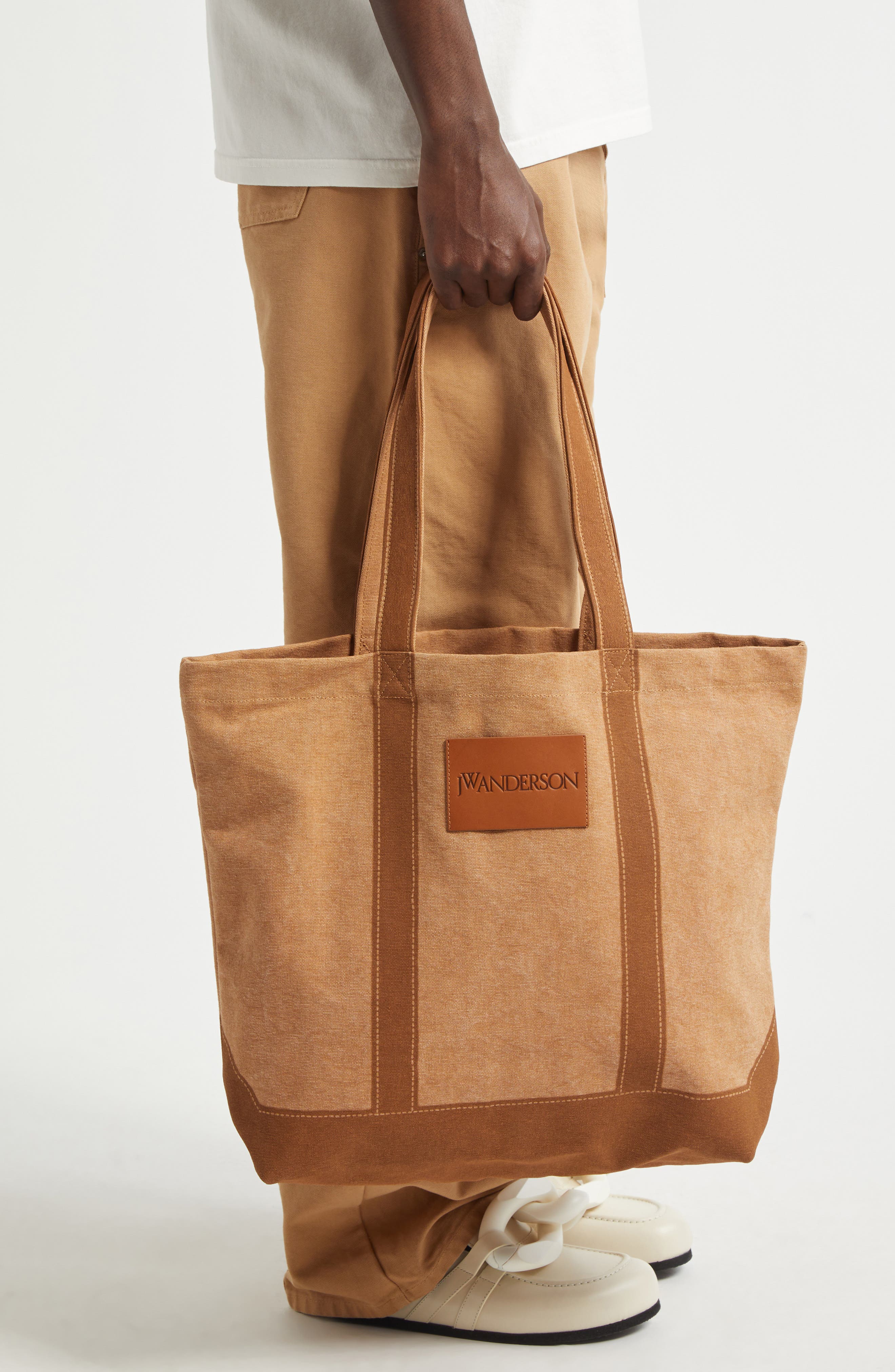 JW Anderson Digital Print Canvas Tote, Alternate, color, 