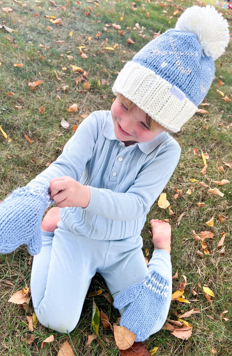 Bits & Bows Golf Clubs Bobble Hat, Alternate, color, Blue