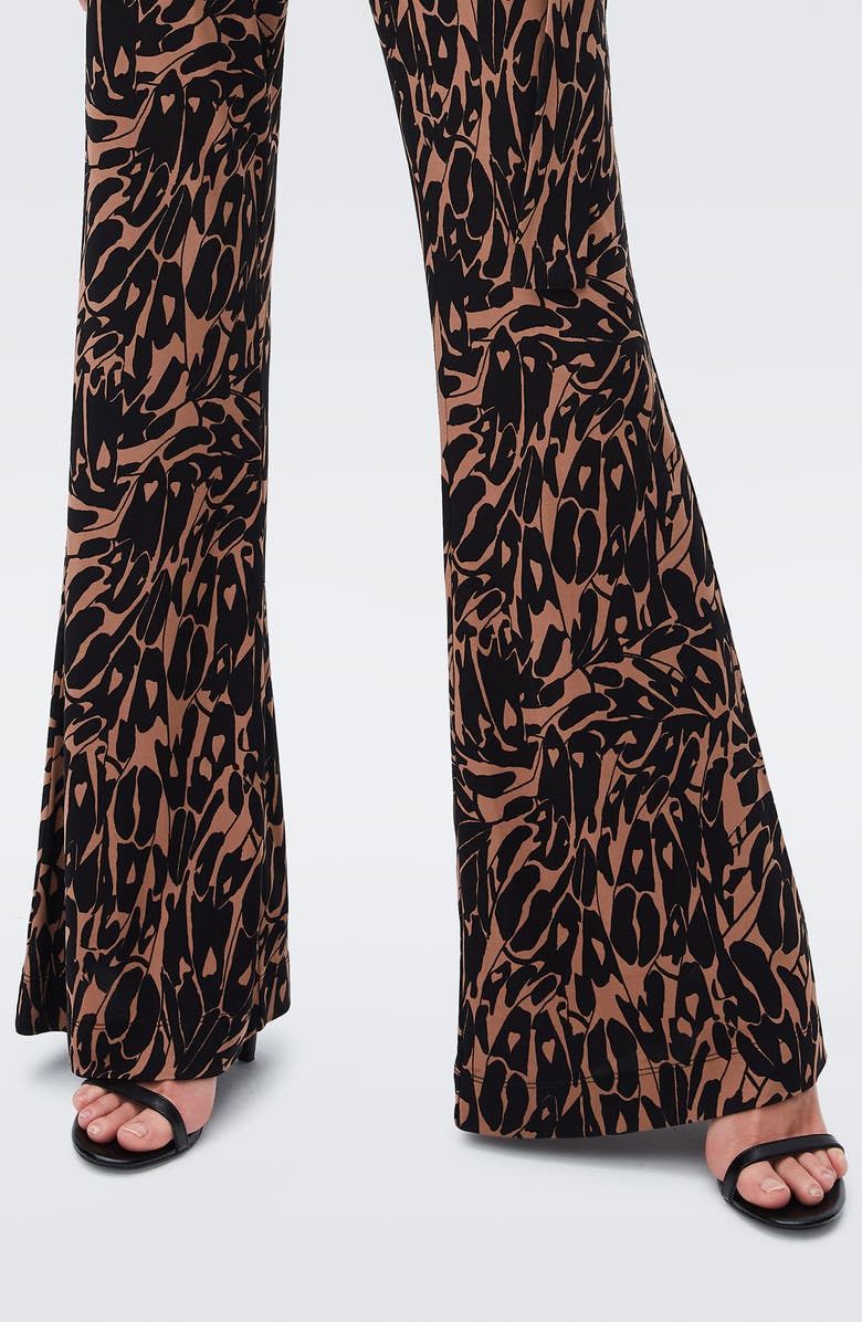 DVF Seoul Abstract Print Long Sleeve Jumpsuit, Alternate, color,