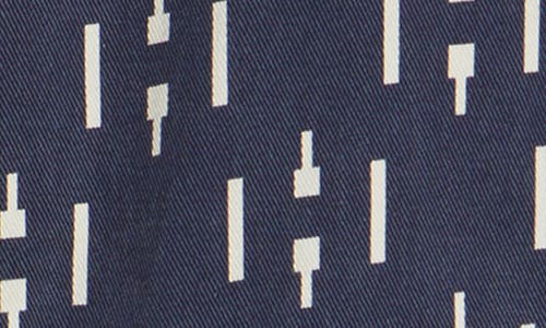 Honor The Gift Print Denim Riding Jacket In Navy