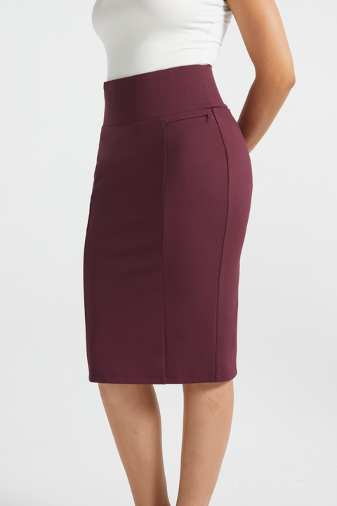 Power Down High Waist Pencil Skirt