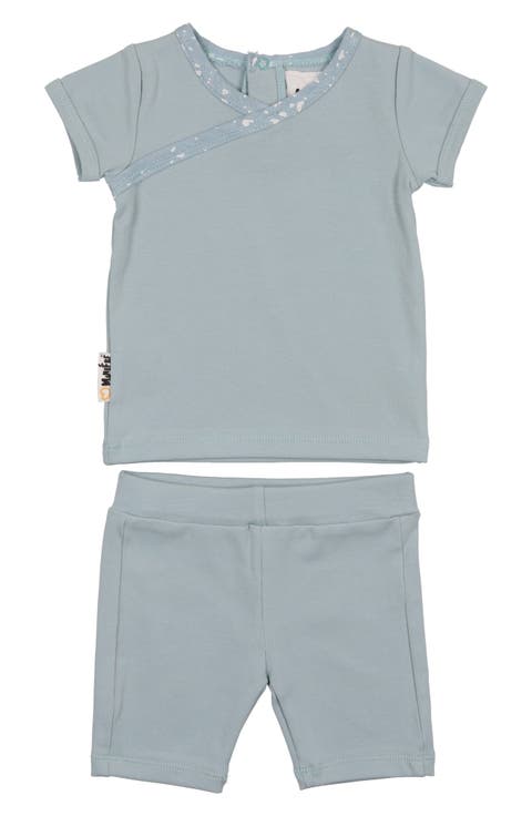 Cotton Blend T-Shirt 
Shorts Set (Baby)