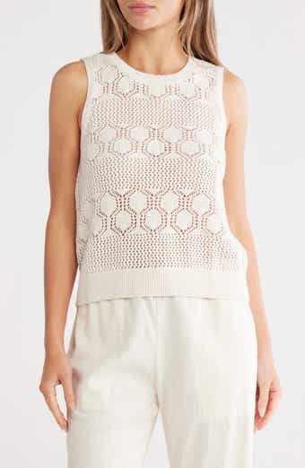 Splendid Honore Cotton Crochet Tank