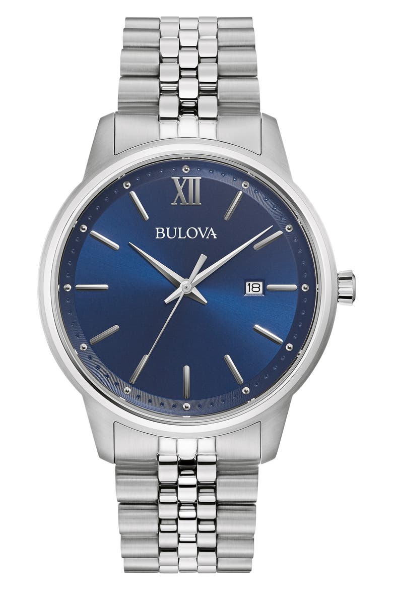 Classic Bracelet Watch, 41mm, Main, color, BLUE