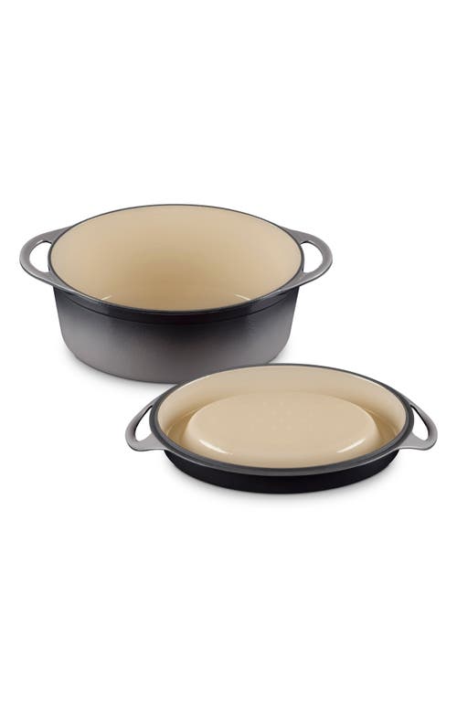 Le Creuset Enamel Cast Iron Doufeu In Gray
