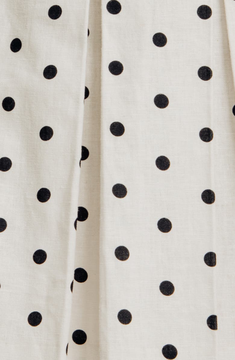 Torn by Ronny Kobo Valerie Polka Dot Minidress, Alternate, color, Ivory Black