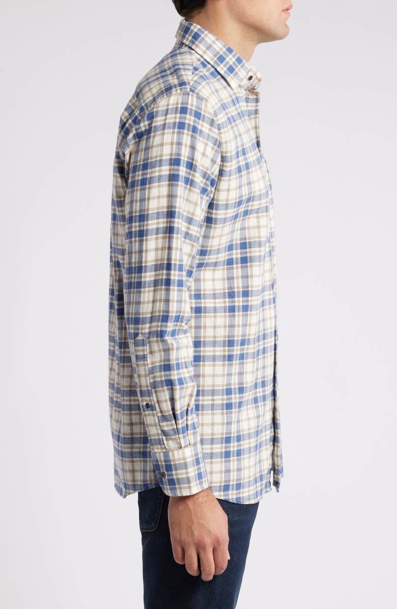 Peter Millar Whistler Plaid Button-Up Shirt, Alternate, color, 