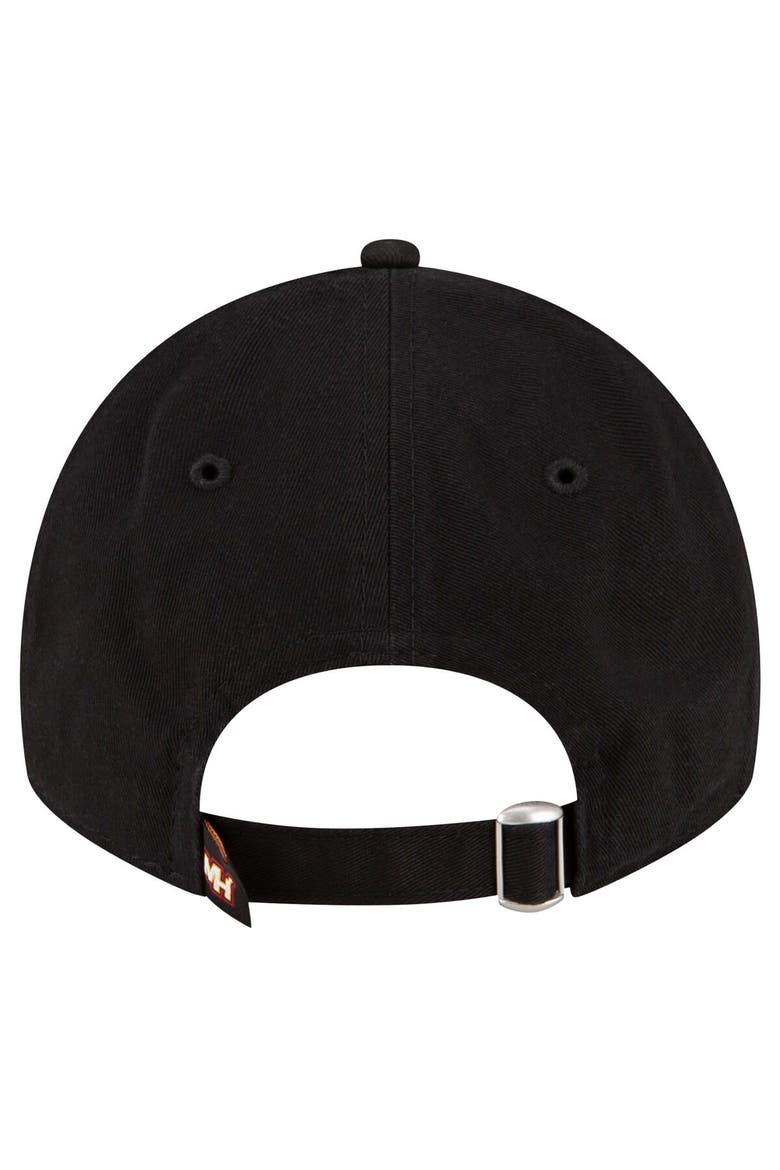 Men's New Era Black Miami Heat Team 2.0 9TWENTY Adjustable Hat, Alternate, color, Black