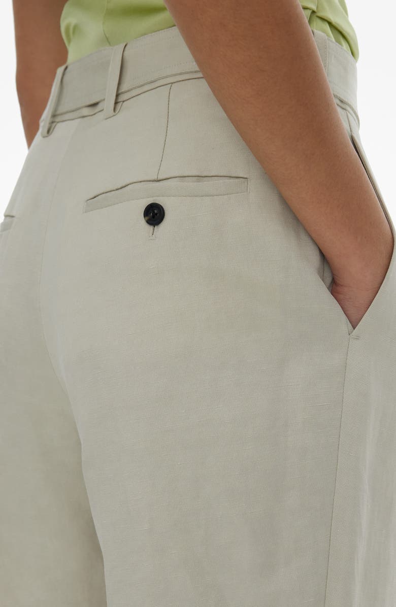 Helmut Lang Belted Faux Wrap Pants, Alternate, color, 