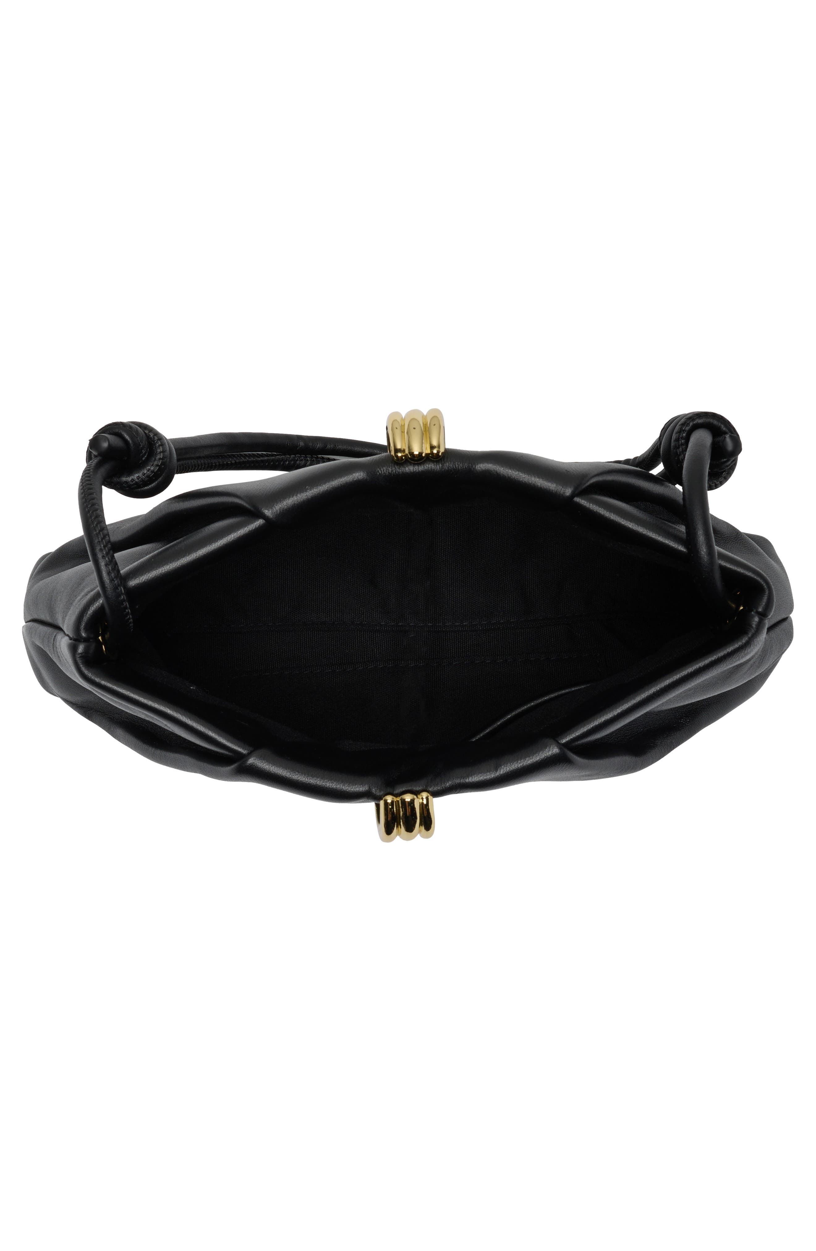 Ravel Leather Shoulder Bag, Alternate, color, BLACK