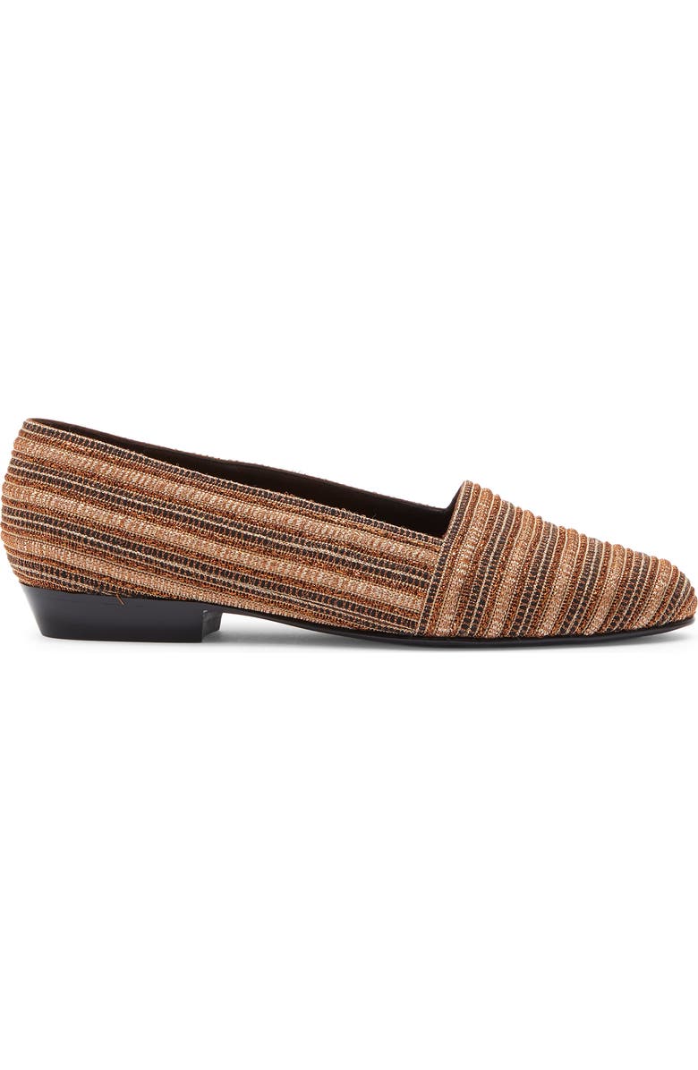 Jeffrey Campbell Pauleen Flat, Alternate, color, Copper Brocade