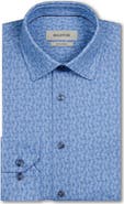 Bugatchi James OoohCotton® Geo Print Button-Up Shirt
