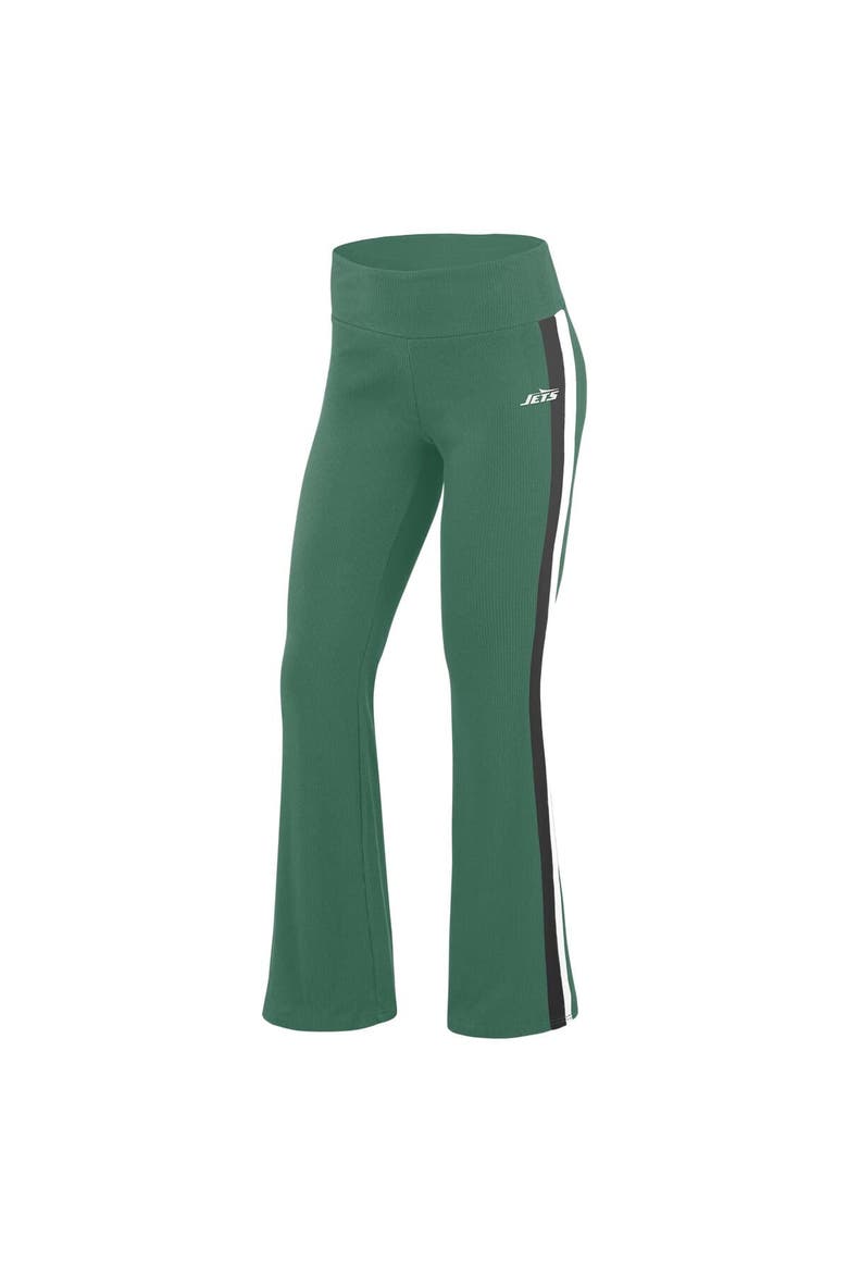 Women's WEAR by Erin Andrews Green New York Jets Tri-Blend Yoga Pants, Alternate, color, Green
