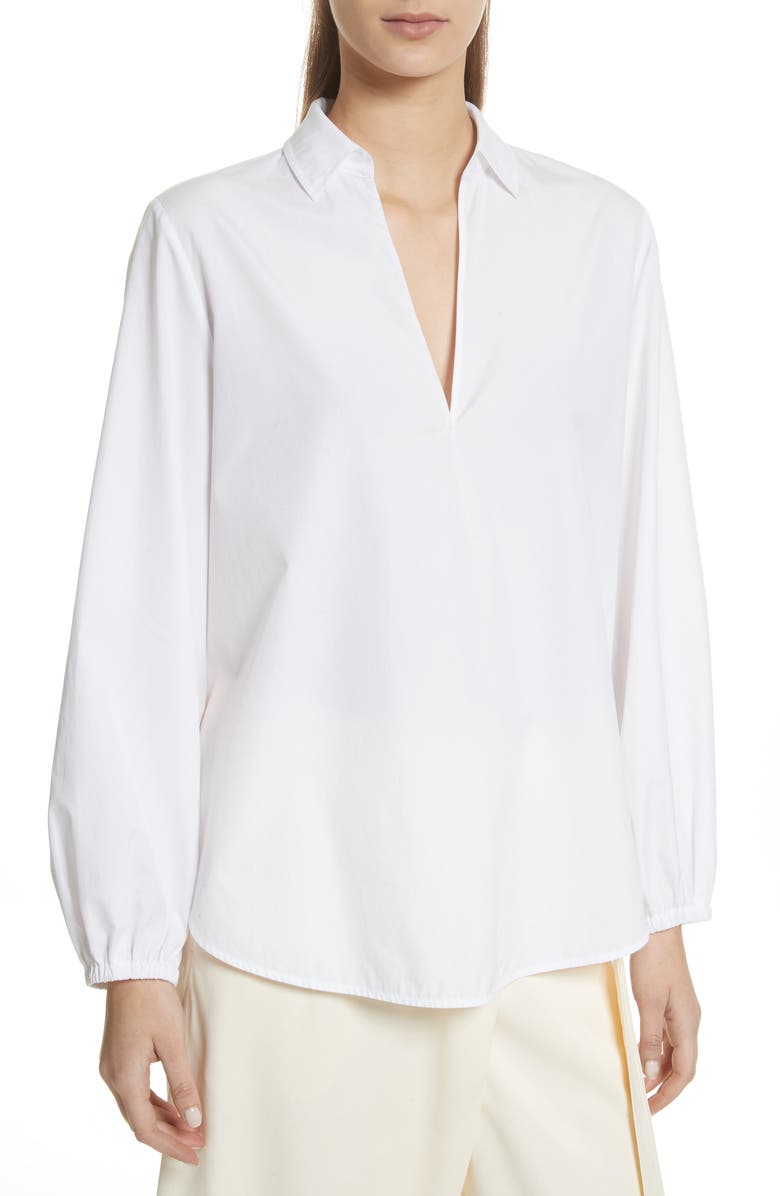 Vince Swing Front Pullover Shirt, Main, color, 
