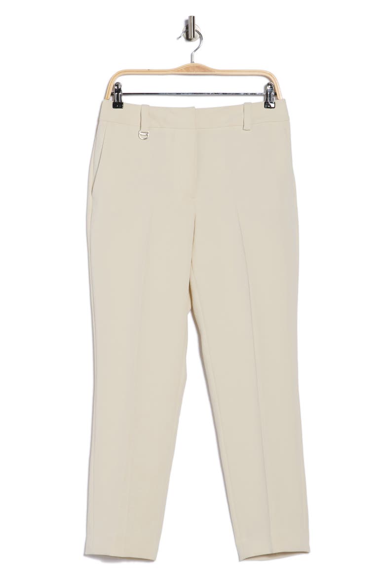 Flat Front Ankle Pants, Alternate, color, ECRU