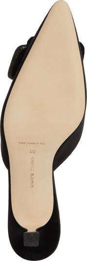 Maysale Buckle Pointed Toe Mule