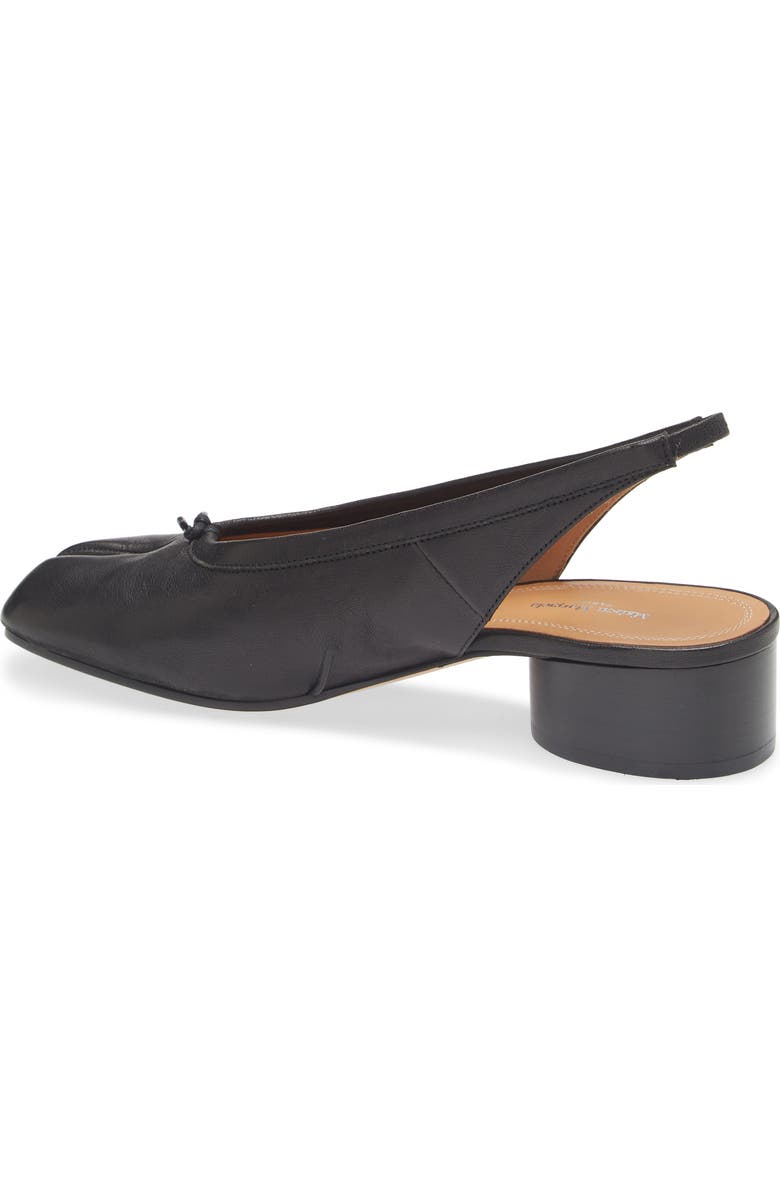 Maison Margiela Tabi Slingback Pump, Alternate, color, Black